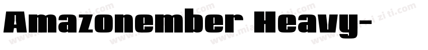 Amazonember Heavy字体转换